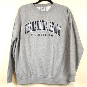 Prairie Mountain Gray Fernandina Beach Comfy Sweatshirt Size XL
